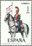 Stamps Spain -  ESPAÑA 1977 2381 Sello Nuevo Serie Uniformes Militares Lancero del Regimiento de Calatrava