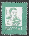 Sellos del Mundo : America : Uruguay : 1192 - Manuel Ceferino Oribe