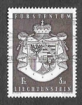 Sellos de Europa - Liechtenstein -  452 - Escudo de Armas