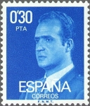 Stamps Spain -  ESPAÑA 1977 2388 Sello Nuevo Serie Basicas Rey Don Juan Carlos I 0,30p