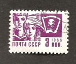 Stamps Russia -  INTERCAMBIO