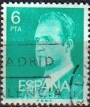 Stamps Spain -  ESPAÑA 1977 2392 Sello Serie Basicas Rey Don Juan Carlos I 6p Usado