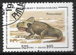 Stamps Madagascar -  Animales prehistóricos - Protoceratops