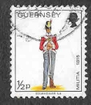 Stamps : Europe : United_Kingdom :  95 - Uniformes Militares (GUERNSEY)