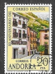 Stamps Andorra -  102c - L Aniversario del Correo Español