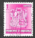 Stamps Andorra -  134 - Escudo Nacional