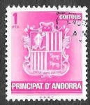 Stamps Andorra -  134 - Escudo Nacional