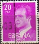 Stamps Spain -  ESPAÑA 1977 2396 Sello Serie Basicas Rey Don Juan Carlos I 20p Usado