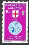 Stamps United Kingdom -  128 - Globo y bandera de Guernsey
