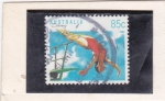 Stamps Australia -  Salto de trampolín