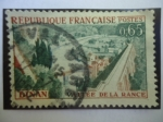 Stamps France -  Dinan (Comuna Bretaña Francesa) - La vallée de la Rance (Valle de Rance) - Serie Turismo