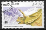 Stamps Morocco -  Animales prehistóricos - Torosaurus