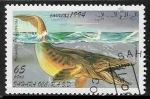 Sellos de Africa - Marruecos -  Animales prehistóricos - Brasilosaurus
