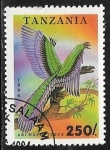 Stamps : Africa : Tanzania :  Animales prehistóricos - Archaeopteryx