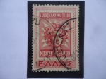 Stamps Greece -  Sello Dodecaneso de 1912 - Regreso de las Islas Dodecanes a Grecia .- Sello de 1300 Dracma, Gr.