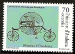 Stamps : Europe : Andorra :  Museo de la Bicicleta - Rudge