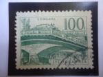 Sellos de Europa - Yugoslavia -  Ljubljana - Tres Puentes en Ljubljana - Serie:Ingeniería y Arqutctura - Sello de 100 Dinar