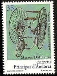 Stamps : Europe : Andorra :  Museo de la Bicicleta - Salvo