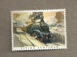 Stamps United Kingdom -  Locomotoras famosas
