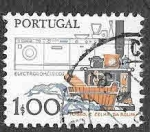 Stamps Portugal -  1361 - Herramientas de Trabajo, Antiguas y Nuevas