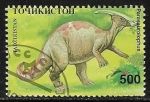 Sellos del Mundo : Asia : Tayikistán : Animales prehistóricos - Parasaurolophus