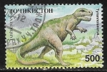 Sellos del Mundo : Asia : Tayikistán : Animales prehistóricos - Tyrannosaurus