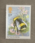 Stamps United Kingdom -  Insectos: Abejorro