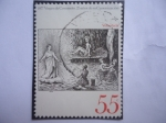 Stamps Venezuela -  1977-Virgen de Coromoto-25 Años de su Coronación - Apareción de la Virgen de Coromoto (1654)