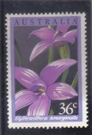 Sellos de Oceania - Australia -  Flor- emarginata
