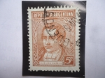 Stamps Argentina -  Mariano Moreno (1778-1811) -Personajes Famosos de Argentina.