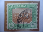 Stamps : Africa : Sudan :  saluka Farming 
