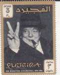 Stamps : Asia : United_Arab_Emirates :  SIR WINSTON CHURCHILL 1874-1965 
