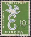 Stamps Germany -  Europa 1958