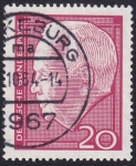 Stamps Germany -  Heinrich Lübke
