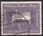 Stamps Germany -  200 aniversario Mozart