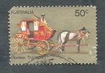 Stamps : Oceania : Australia :  correo antiguo