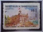 Stamps Dominican Republic -  Navidad 1972 - Fuerte 