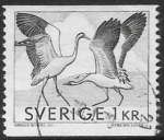 Sellos de Europa - Suecia -  aves