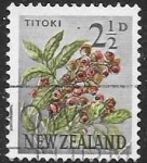 Sellos de Oceania - Nueva Zelanda -  flores