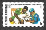 Sellos de Asia - Maldivas -  427 - XXIV Conferencia Mundial de los Boys Scouts