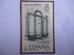 Sellos de Europa - Espaa -  Ed:Es 2190 - Portico de la Curia - Relaciones Culturales entre la Antigua Roma y España.