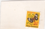 Stamps New Zealand -  Mariposa