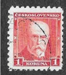 Sellos del Mundo : Europa : Checoslovaquia : 170 - Tomáš Garrigue Masaryk