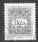 Stamps Czechoslovakia -  J88 - Número