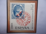 Stamps Spain -  Ed:Es 2318- Día Mundial del Sello- Sello y Matasello dentro de Sello del 1976.