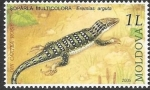 Stamps : Europe : Moldova :  reptiles y anfibios