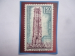 Stamps Spain -  Ed:Es 2010- St. Jacques- Torre Gótica de Santiago (1509) Paris -Ano Santo Compostelano