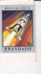 Sellos de Africa - Rwanda -  Apolo XIII