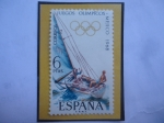 Sellos de Europa - Espa�a -  Ed:Es 1888- Juegos Olímpico- Mexico 1968 - Navegación - Juegos Olímpicos de Verano.