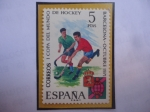 Stamps Spain -  Ed:Es 2058- I Copa del Mundo  de Hockey - Liga de Juego -